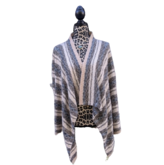 Miracle Open Cardigan Boho Sweater Small/Medium - Picture 2 of 6